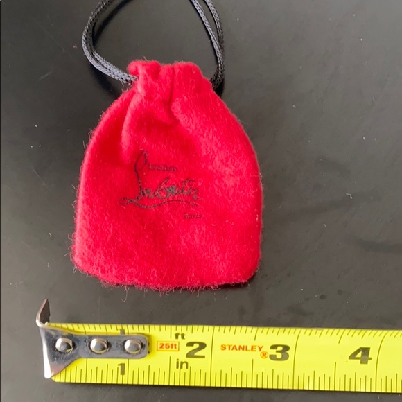 Christian Louboutin Red Pouch & Heel Tips - Picture 4 of 5